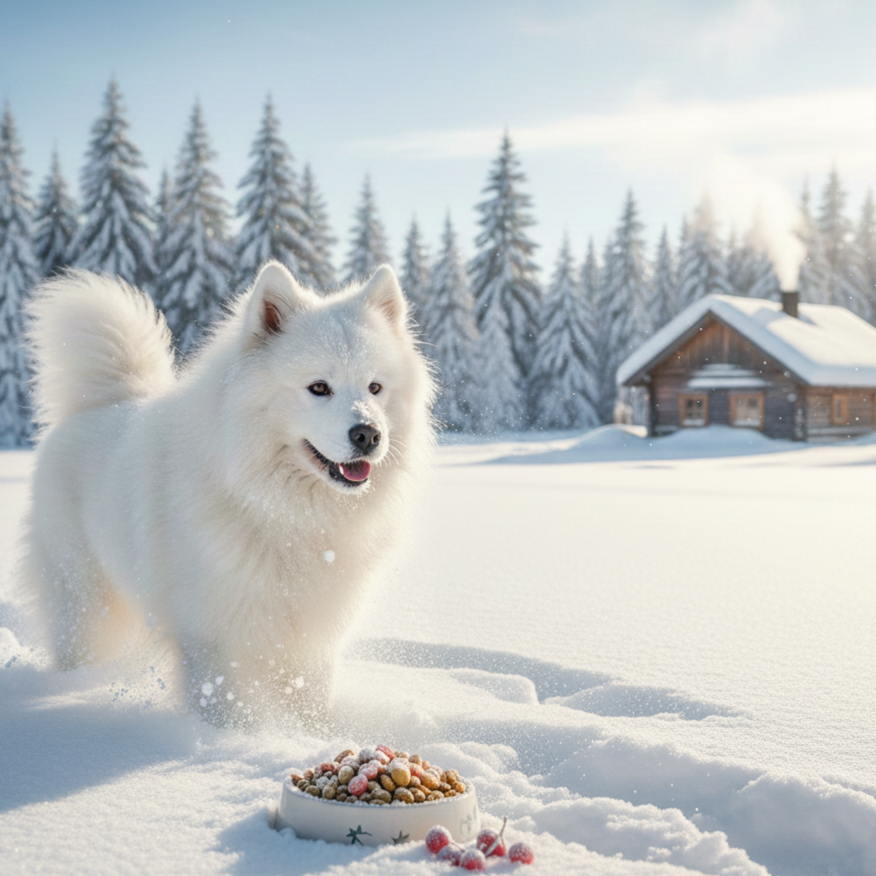 Zimowa dieta psa: dlaczego psy potrzebują więcej energii zimą i ile kalorii powinien jeść pies na mrozie?