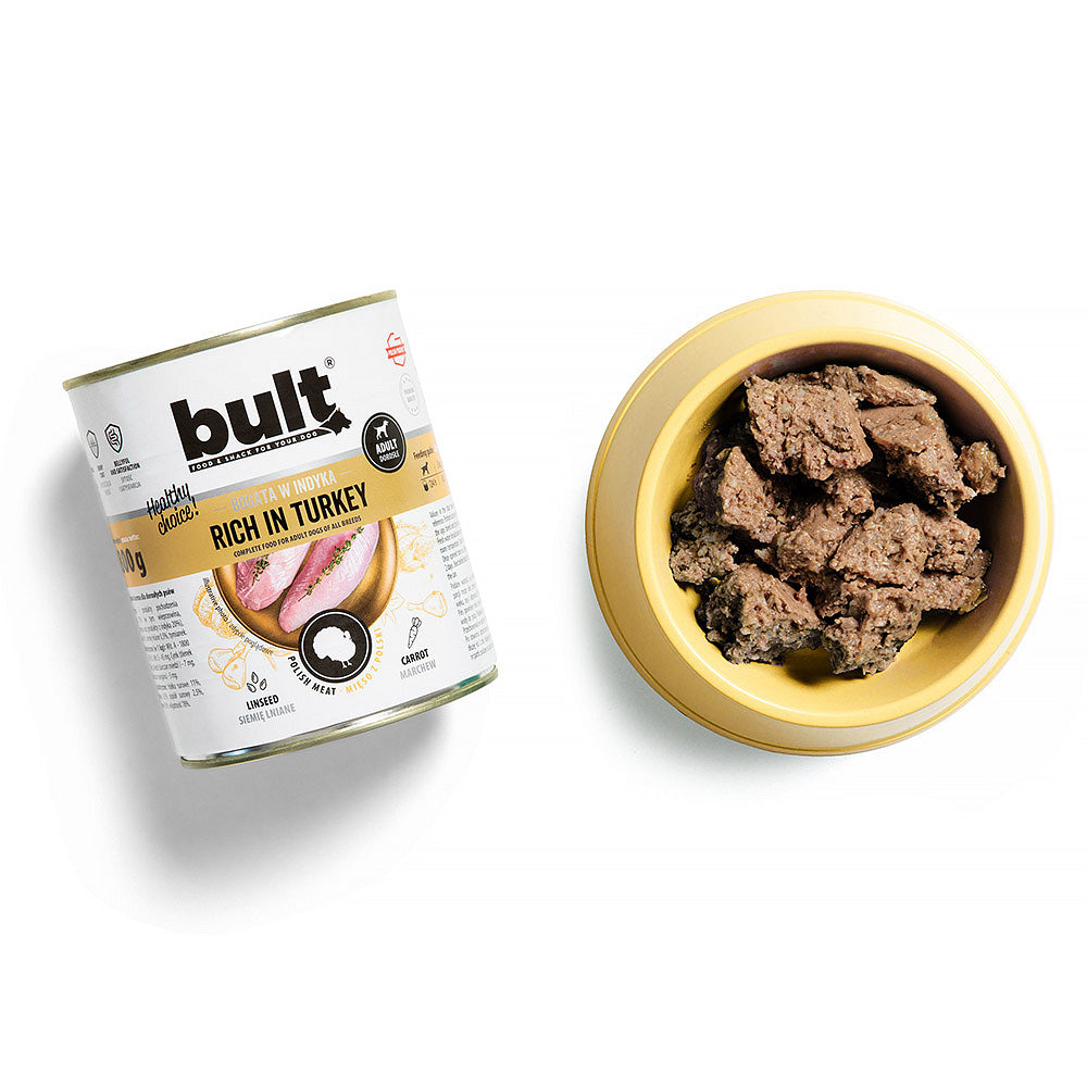 BULT Nassfutter für Hunde, Truthahn, Dose, vollwertig