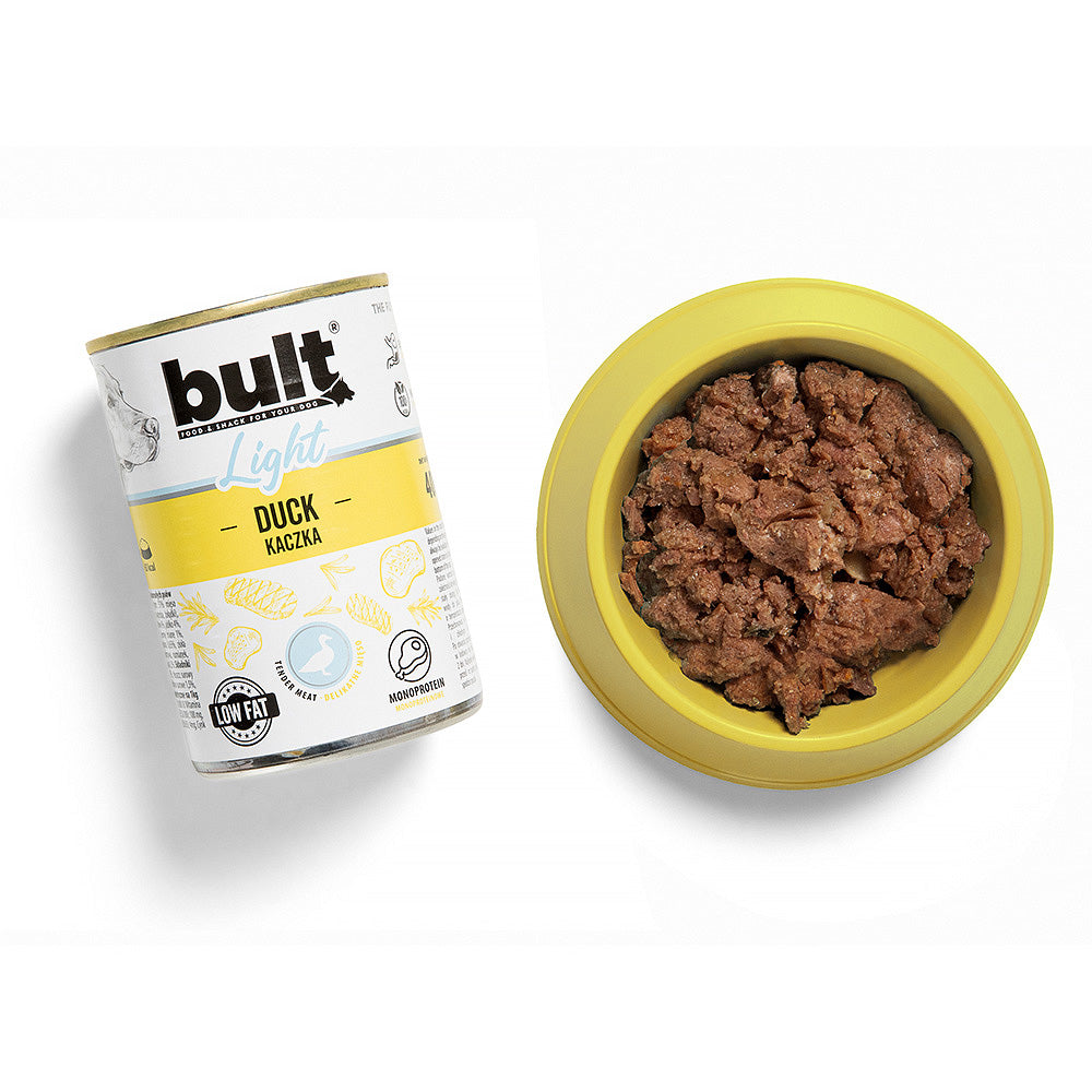 BULT LIGHT wet dog food duck, 400 g can, monoprotein