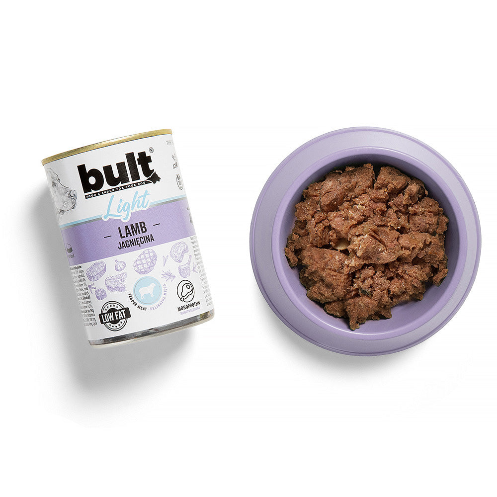 BULT LIGHT mokra karma dla psa jagnięcina, puszka 400 g, monoprotein