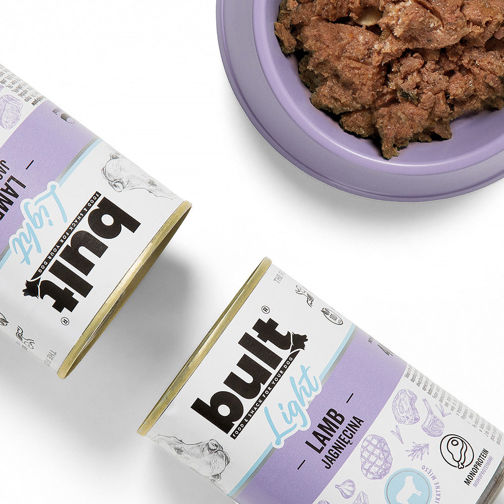BULT LIGHT mokra karma dla psa jagnięcina, puszka 400 g, monoprotein