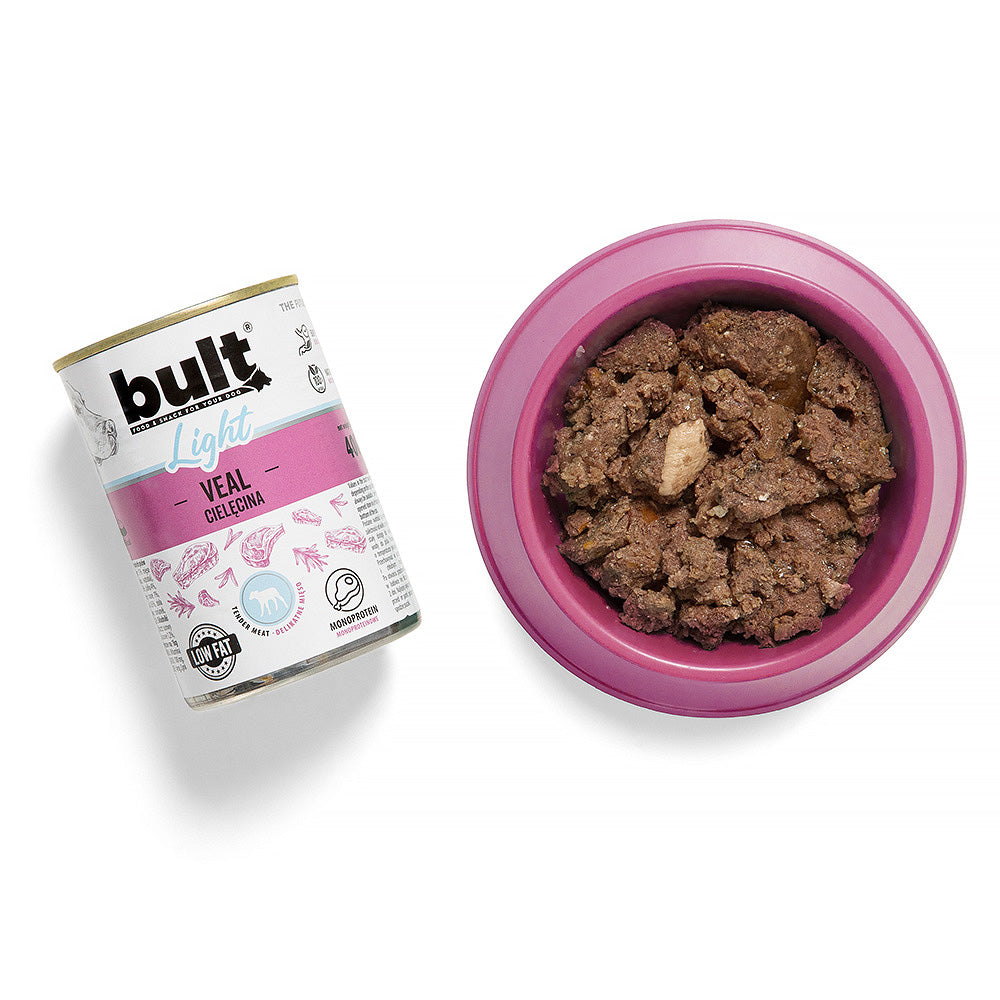 BULT LIGHT mokra karma dla psa cielęcina, puszka 400 g, monoprotein