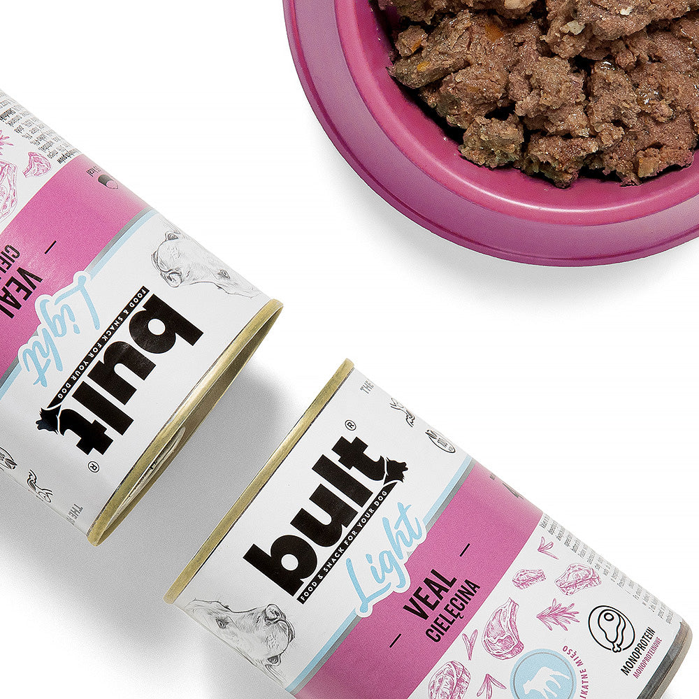BULT LIGHT mokra karma dla psa cielęcina, puszka 400 g, monoprotein