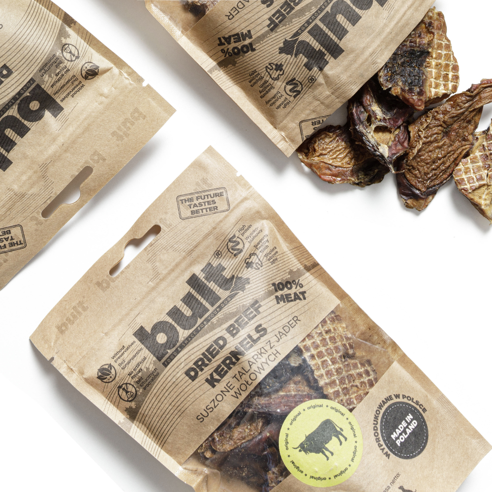 BULT natural dog chew rings made from beef cores 100 g