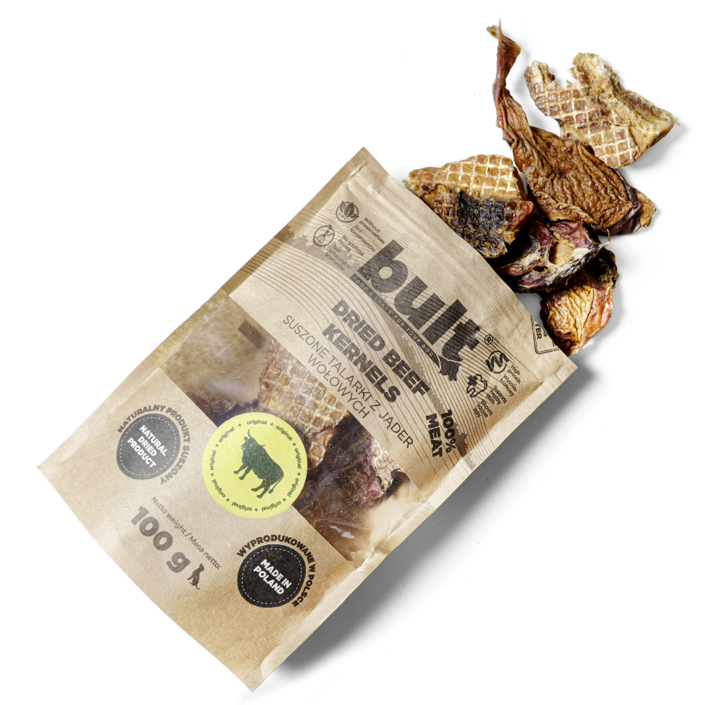 BULT natural dog chew rings made from beef cores 100 g