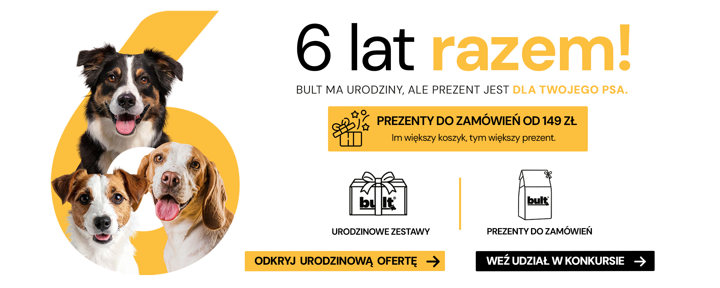 6 lat BULT - urodzinowa oferta i konkurs