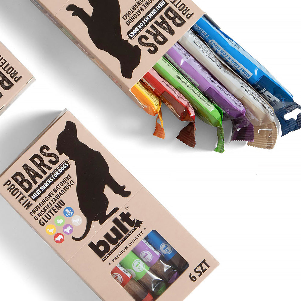 BULT BAR przysmak dla psa batonik proteinowy mix smaków 6 x 37,5 g