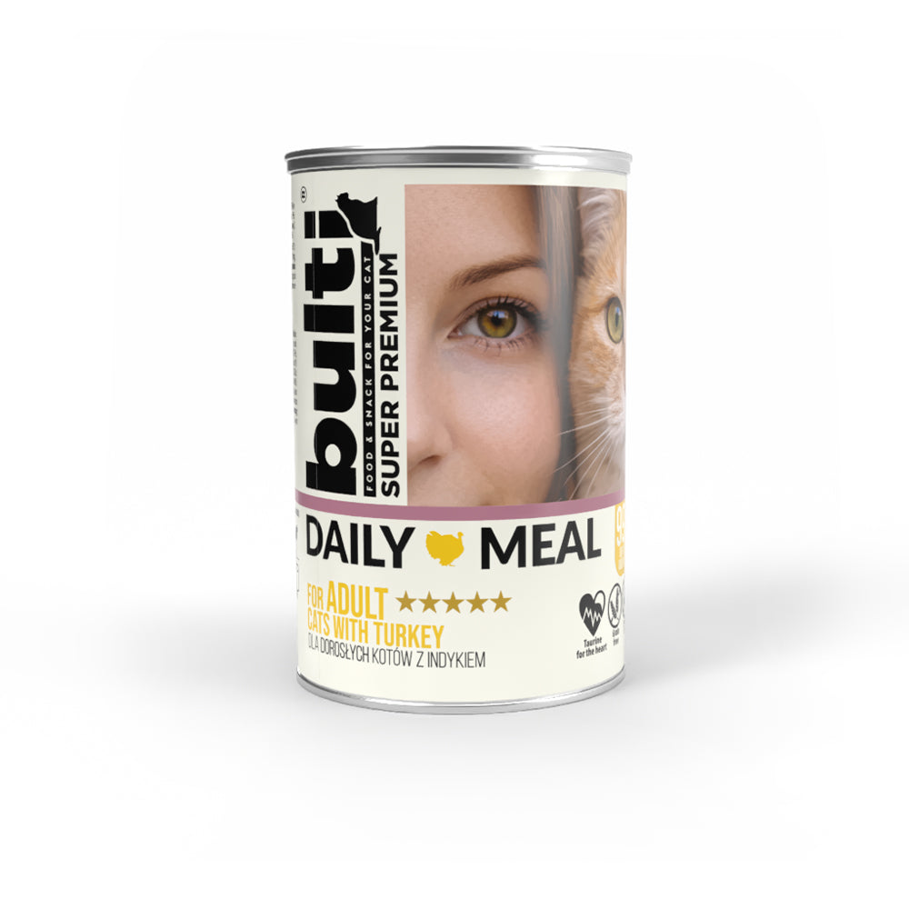 BULTI Daily Meal Adult mokra karma dla kota indyk 400 g