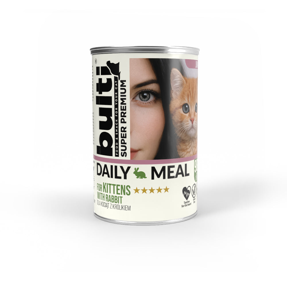 BULTI Daily Meal Kitten mokra karma dla kociąt królik 400 g