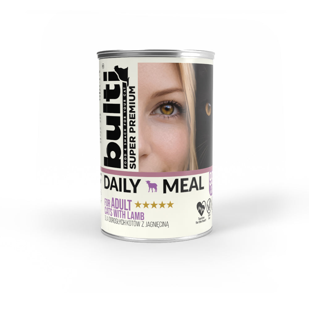 BULTI Daily Meal Adult Nassfutter für Katzen Lamm 400 g