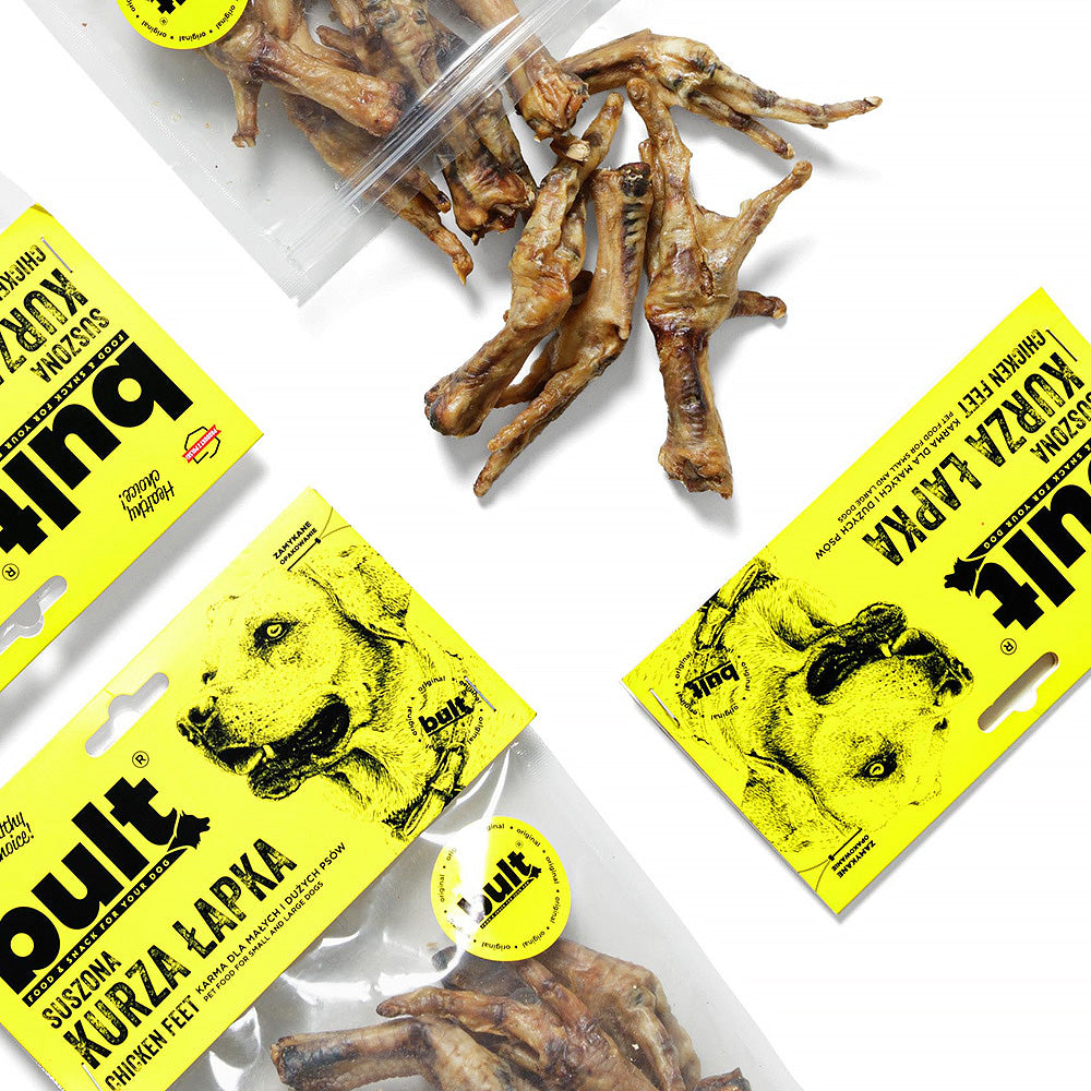 BULT gryzak naturalny dla psa kurze łapki 150 g