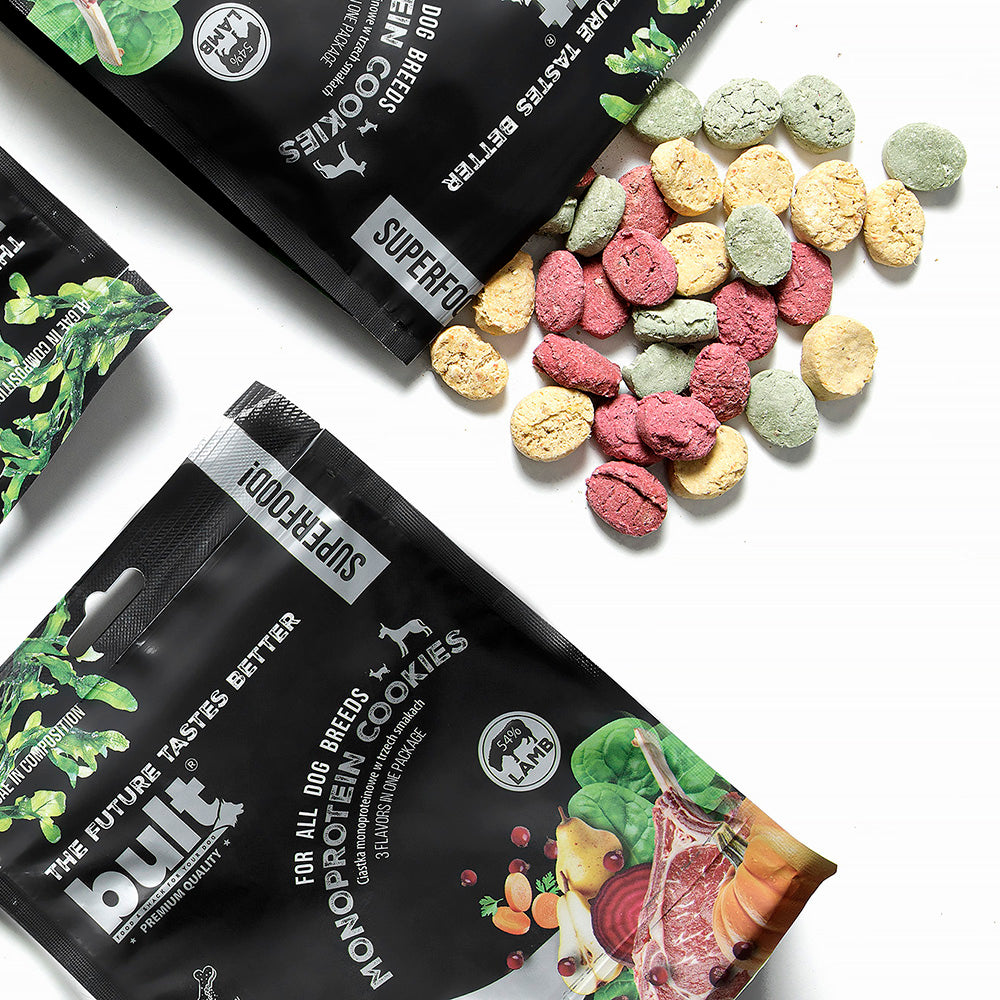 BULT Superfoods przysmak dla psa ciastka monoproteinowe jagnięcina 300 g