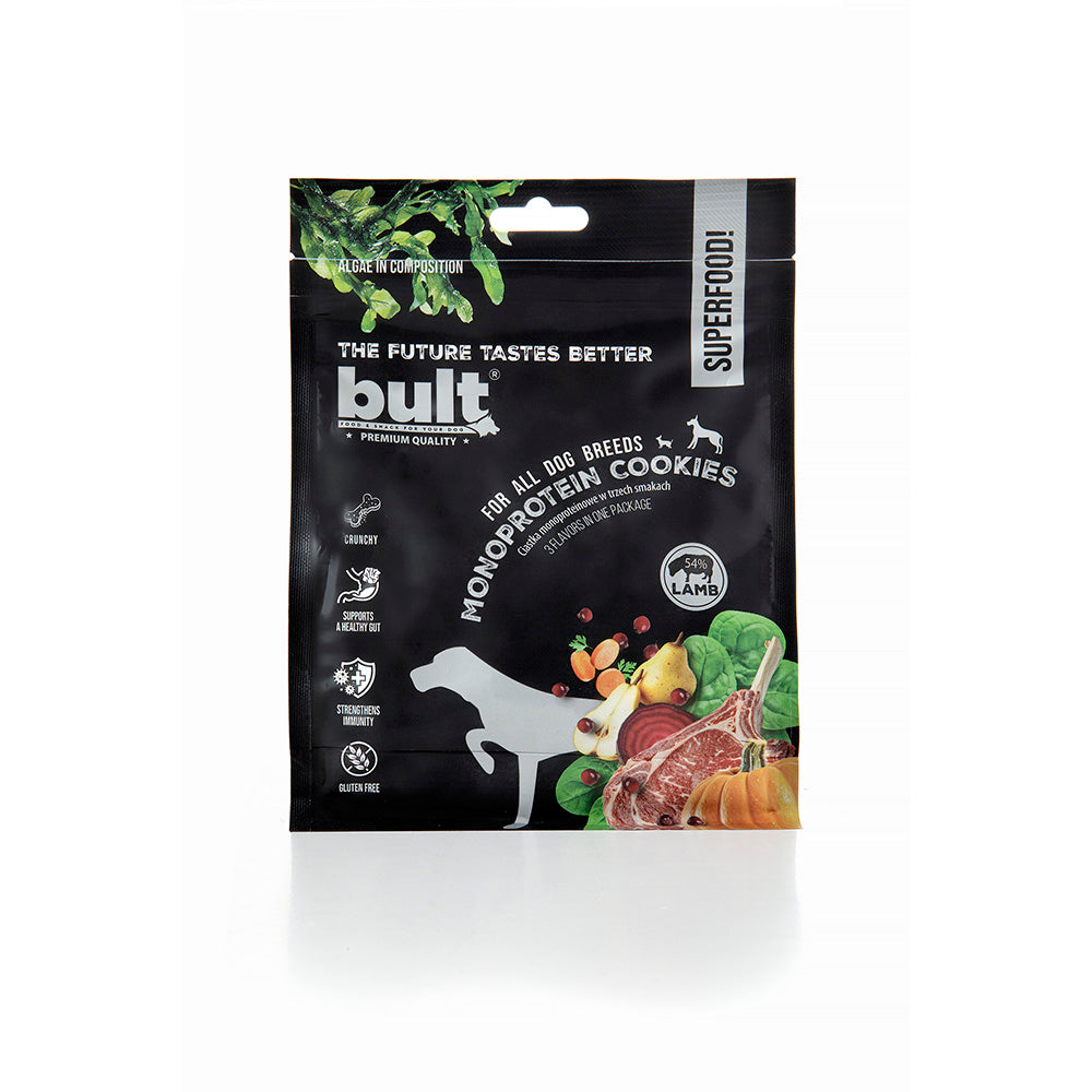 BULT Superfoods przysmak dla psa ciastka monoproteinowe jagnięcina 300 g
