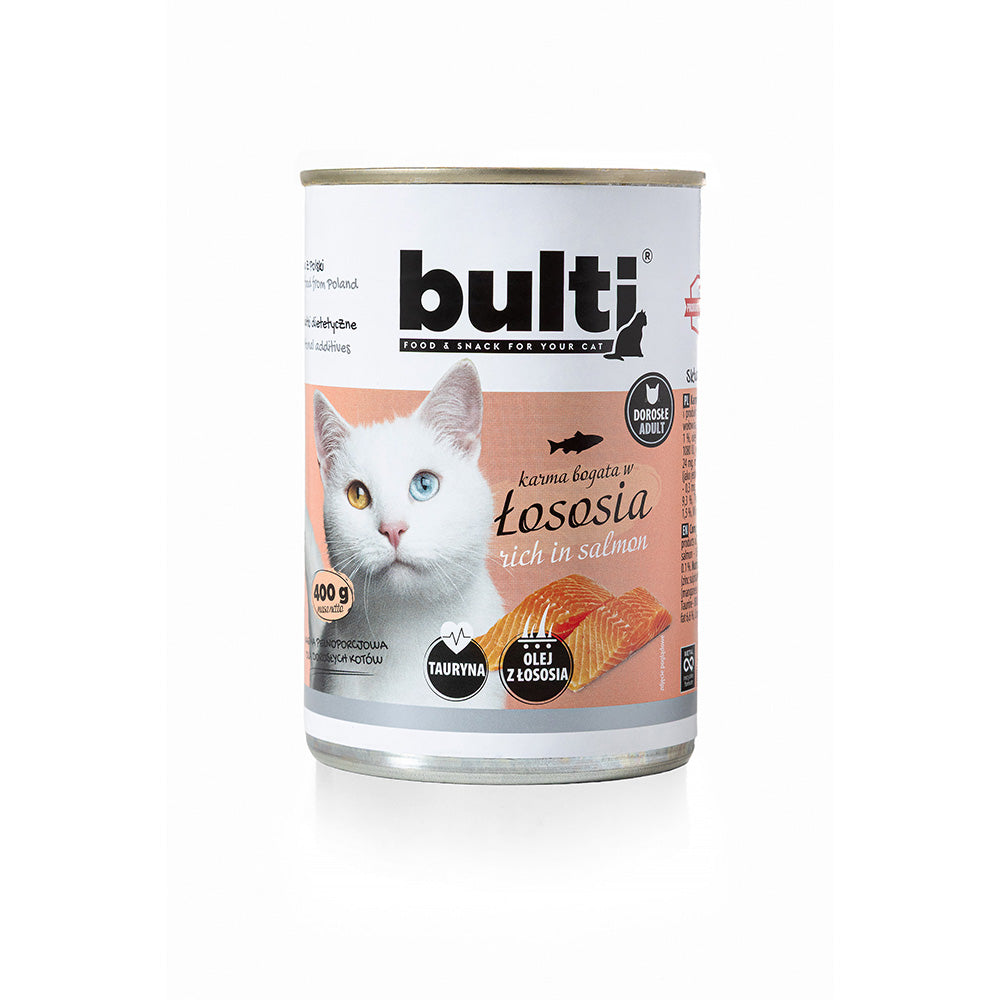 BULTI mokra karma dla kota łosoś, puszka