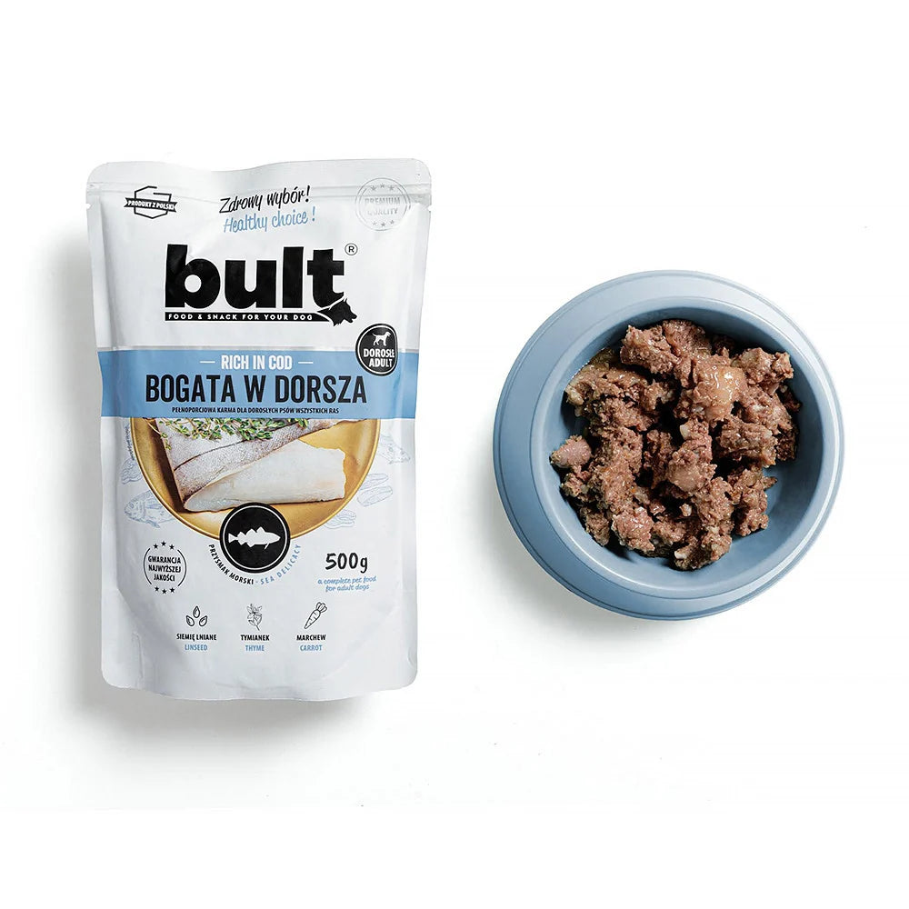 BULT wet dog food mixed flavors, pouch 20 x 500 g