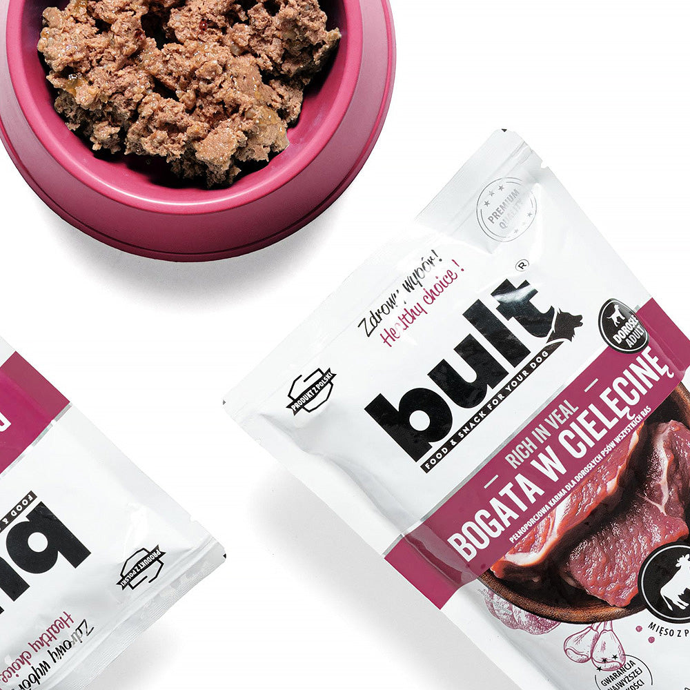 BULT mokra karma dla psa cielęcina, saszetka 500 g, pełnoporcjowa