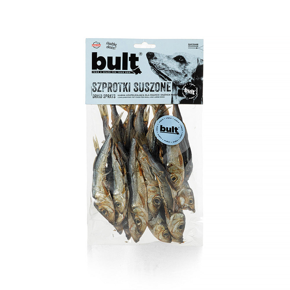 BULT gryzak naturalny dla psa szprotki suszone 150 g