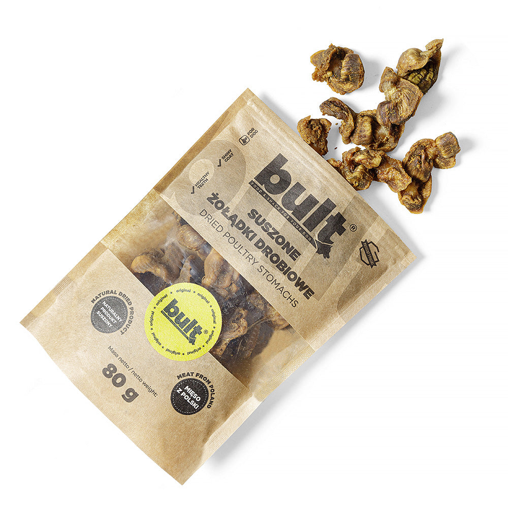 BULT gryzak naturalny dla psa żołądki drobiowe 80 g