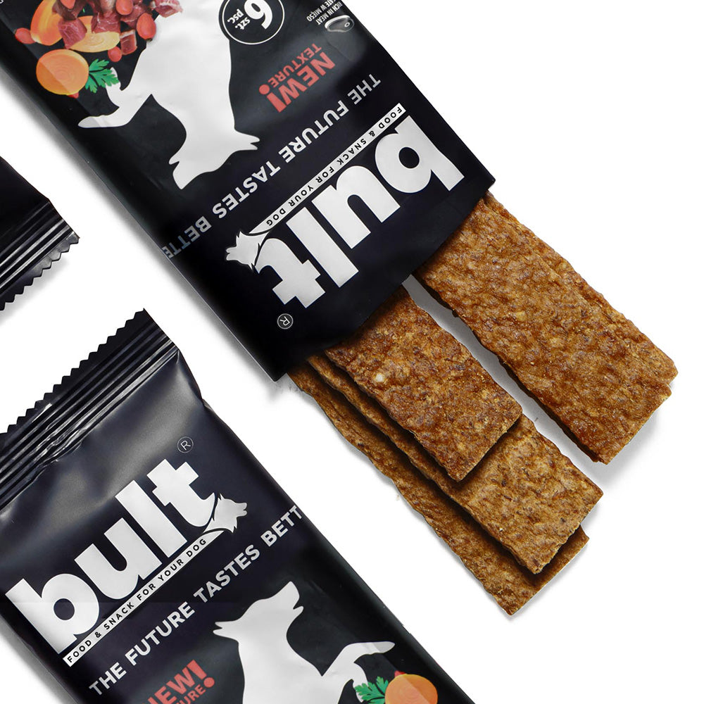 BULT Tasty Strips Superfoods dog treat beef strips 6 pcs