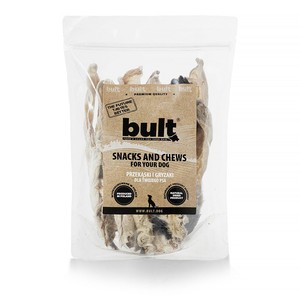 BULT gryzak naturalny dla psa Ucho Królika z Futrem 20szt