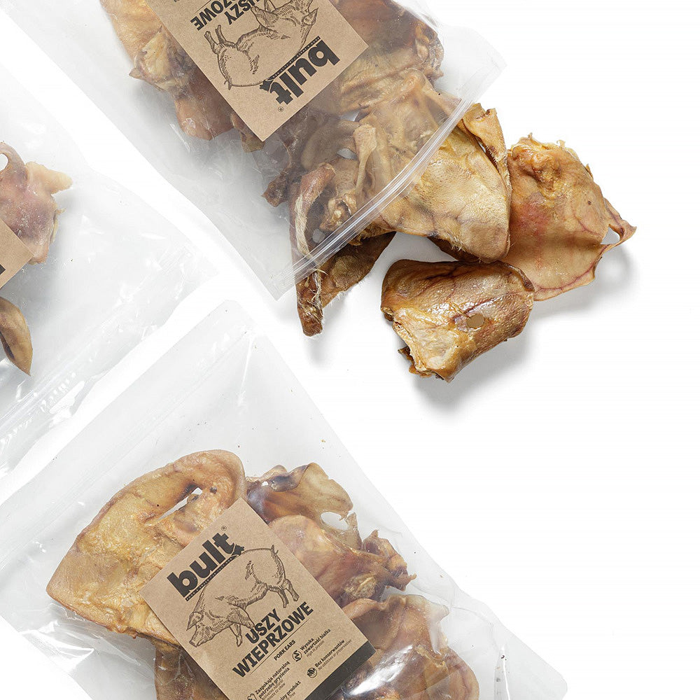 BULT gryzak naturalny dla psa Wędzone Ucho Wieprzowe 10szt