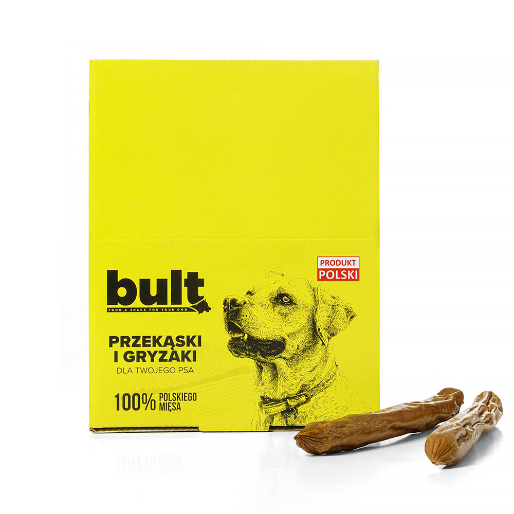 BULT przysmak dla psa kiełbaski wołowina, karton 40 szt