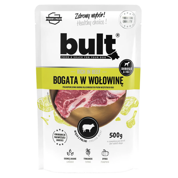 Saszetka mielonka BULT bogata w wołowinę - bult.dog